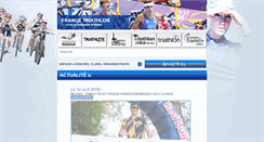Desktop Screenshot of france-triathlon.com